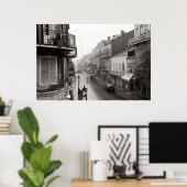 Rainswept Royal Street New Orleans Art Print (Thuiskantoor)