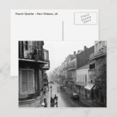 Rainswept Royal Street New Orleans Briefkaart (Voorkant / Achterkant)