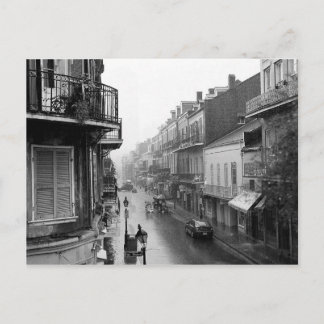 Rainswept Royal Street New Orleans Briefkaart