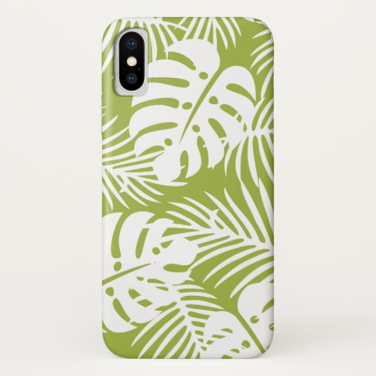 Rainwoud Patroon met groene palmen Case-Mate iPhone Case (Achterkant)