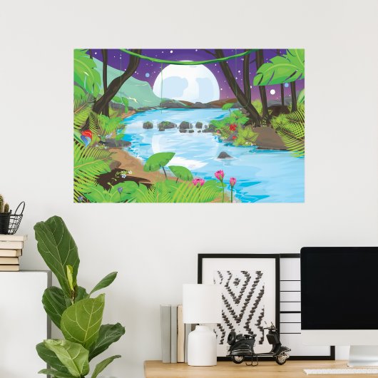 Rainwoud Poster (Thuiskantoor)