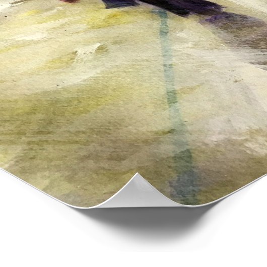 Rainy Cityscape - Poster (Hoek)