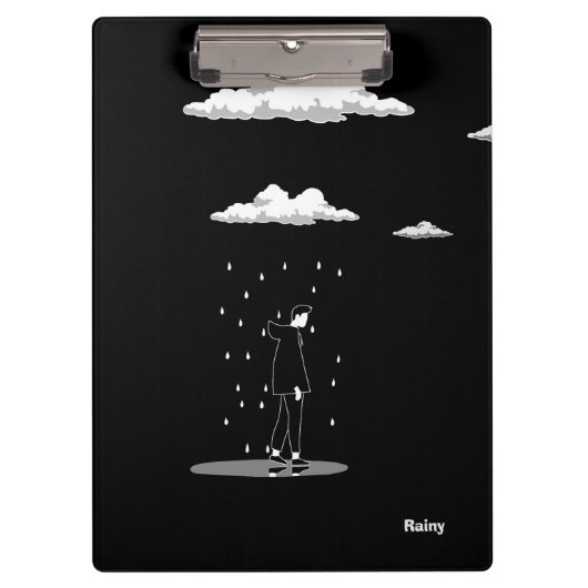Rainy Clipboard Klembord (Voorkant)