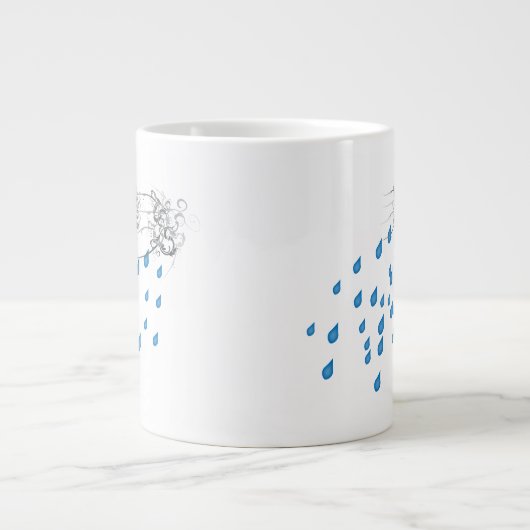 Rainy Day 20 oz Coffee-Mok Grote Koffiekop (Voorkant)