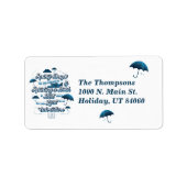 Rainy Day Adventure / Return Address Labels (Voorkant)