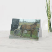 Rainy Day Amish Kaart (Voorkant)