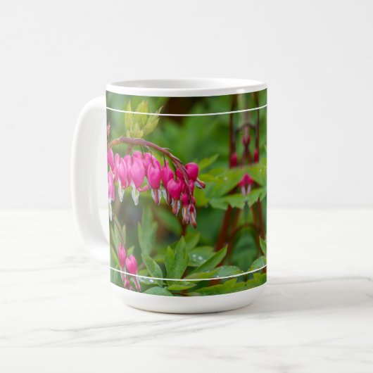 Rainy Day Bleeding Heart Koffiemok (Voorkant links)