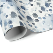 Rainy Day Blue Cadeaupapier (Rol Hoek)