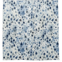 Rainy Day Blue Douchegordijn