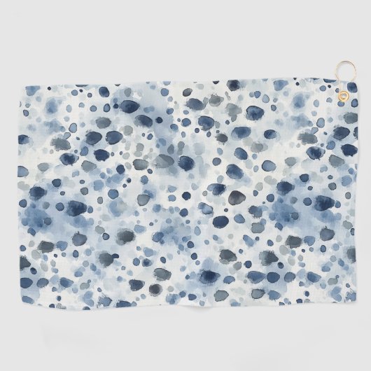 Rainy Day Blue Golfhanddoek (Horizontaal)