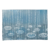 Rainy Day Blue Weather Kussensloop (Voorkant-Rechts)