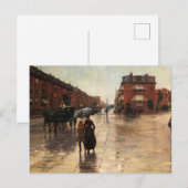Rainy Day, Boston door Childe Hassam Feestdagenkaart (Voorkant / Achterkant)
