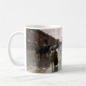 Rainy Day, Boston van Frederick Childe Hassam Koffiemok (Links)