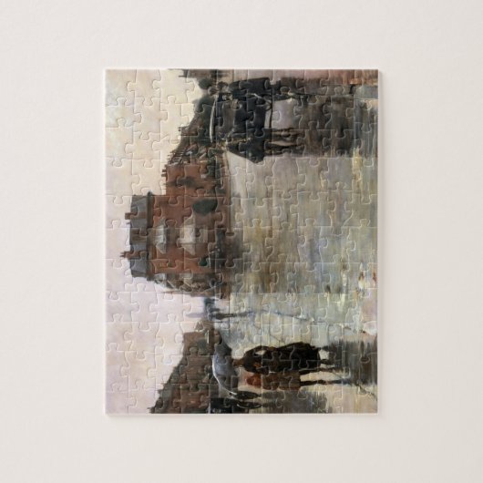 Rainy Day, Boston van Frederick Childe Hassam Legpuzzel (Verticaal)