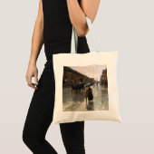 Rainy Day, Boston van Frederick Childe Hassam Tote Bag (Voorkant (product))