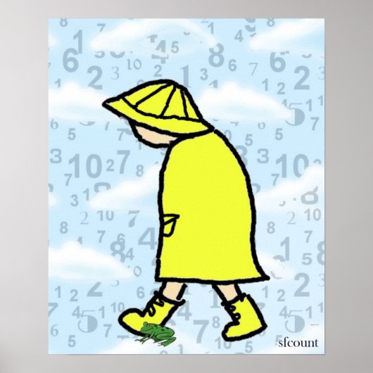 Rainy Day Boy print (Voorkant)