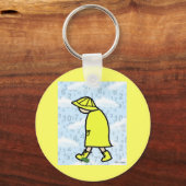 Rainy Day Boy Sleutelhanger (Voorkant)