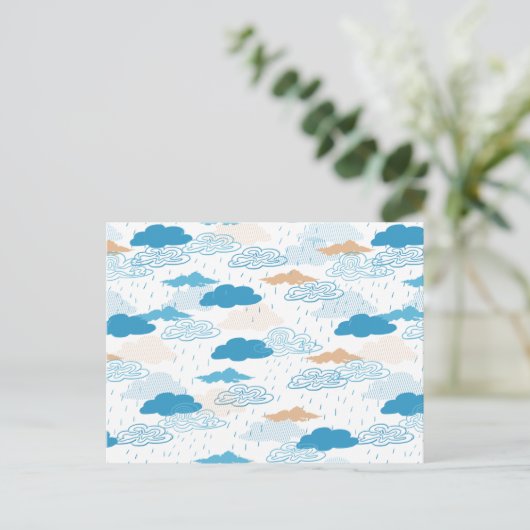 Rainy Day Briefkaart (Staand voorkant)