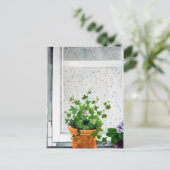 Rainy Day Briefkaart (Staand voorkant)