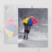 Rainy Day Briefkaart (Voorkant / Achterkant)