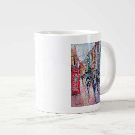 Rainy Day Carnaby Street Grote Koffiekop (Voorkant rechts)