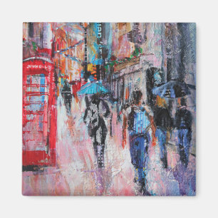 Rainy Day Carnaby Street Magneet