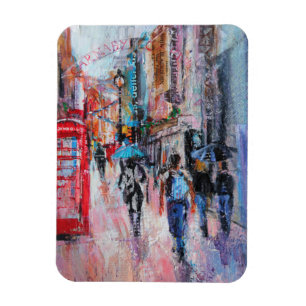 Rainy Day Carnaby Street Magneet