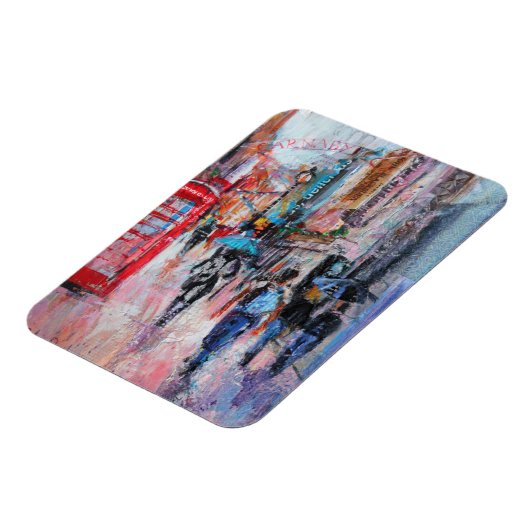 Rainy Day Carnaby Street Magneet (Linkerzijde)