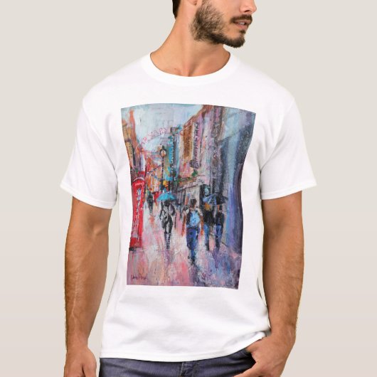 Rainy Day Carnaby Street T-shirt (Voorkant)