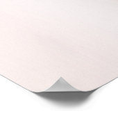 Rainy Day Clouds Roze Rose Gold White Poster (Hoek)