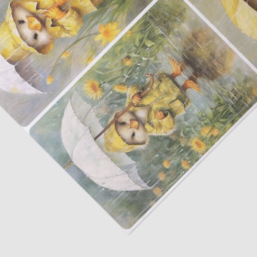 Rainy Day Dewy Tissuepapier (Detail)