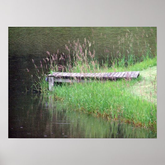 Rainy Day Dock Poster (Voorkant)