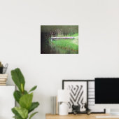 Rainy Day Dock Poster (Thuiskantoor)