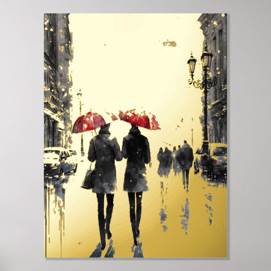 Rainy Day Folie Afdrukken (Voorkant)