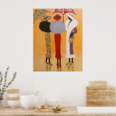 RAINY DAY FRIENDS POSTER (Keuken)