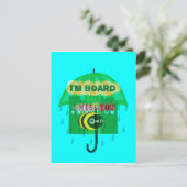 Rainy Day Fun: Het perspectief van een bij. "Ik be Briefkaart (Staand voorkant)