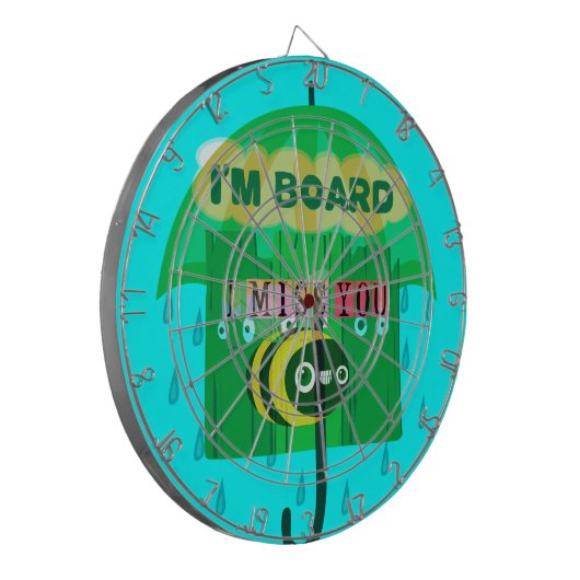 Rainy Day Fun: Het perspectief van een bij. "Ik be Dartbord (Voorkant Links)