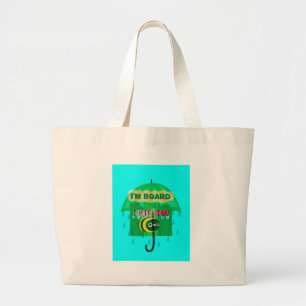 Rainy Day Fun: Het perspectief van een bij. "Ik be Grote Tote Bag