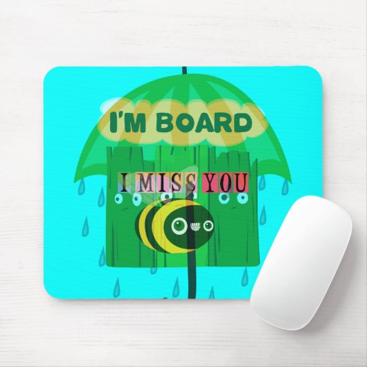 Rainy Day Fun: Het perspectief van een bij. "Ik be Muismat (Met muis)