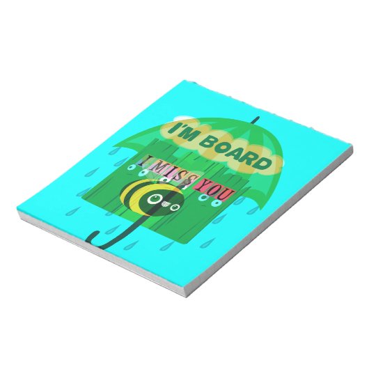 Rainy Day Fun: Het perspectief van een bij. "Ik be Notitieblok (Linkerzijde)