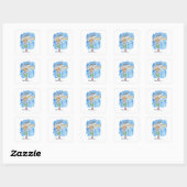 Rainy Day Fund Vierkante Sticker (Vel)