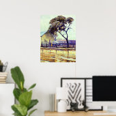 Rainy Day in Bandera door Julian Onderdonk Poster (Thuiskantoor)