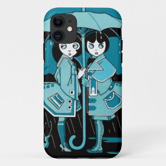 Rainy Day in Blue Case-Mate iPhone Case (Achterkant)