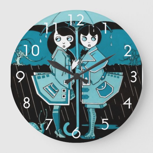 Rainy Day in Blue Grote Klok (Voorkant)