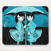 Rainy Day in Blue Muismat (Voorkant)