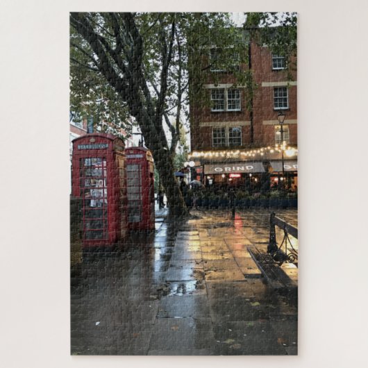Rainy Day in Clerkenwell, Londen, Verenigd Koninkr Legpuzzel (Verticaal)