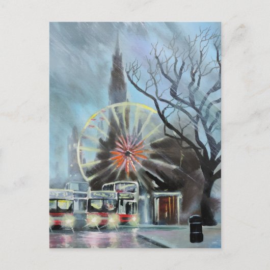 Rainy day in Edinburgh Briefkaart (Voorkant)