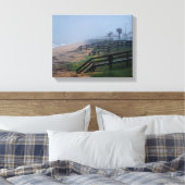 Rainy Day in Flagler Beach Florida Canvas Afdruk (Insitu (Slaapkamer))