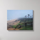 Rainy Day in Flagler Beach Florida Canvas Afdruk (Voorkant)