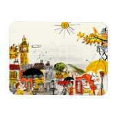Rainy Day in Londen Magneet (Horizontaal)